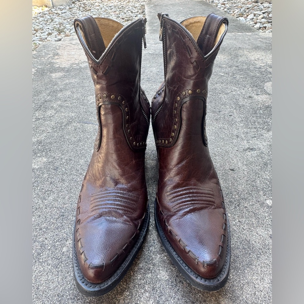 Old Gringo Brand Women’s Leather Western Cowgirl Ankle Boots Size 7.5 - Picture 2 of 11